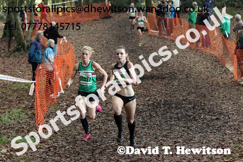 Senior women, National Cross Country Relays, Berry Park, Mansfield. Photo: David T. Hewitson/Sports for All Pics